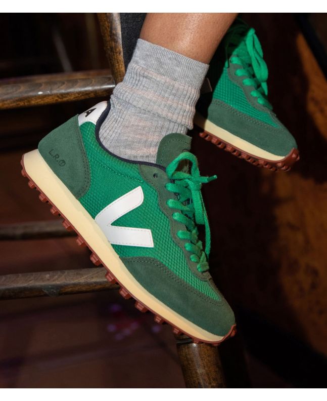 Spezial Madrid Veja Rio Branco Vintage Runner Alveomesh Emeraude & White