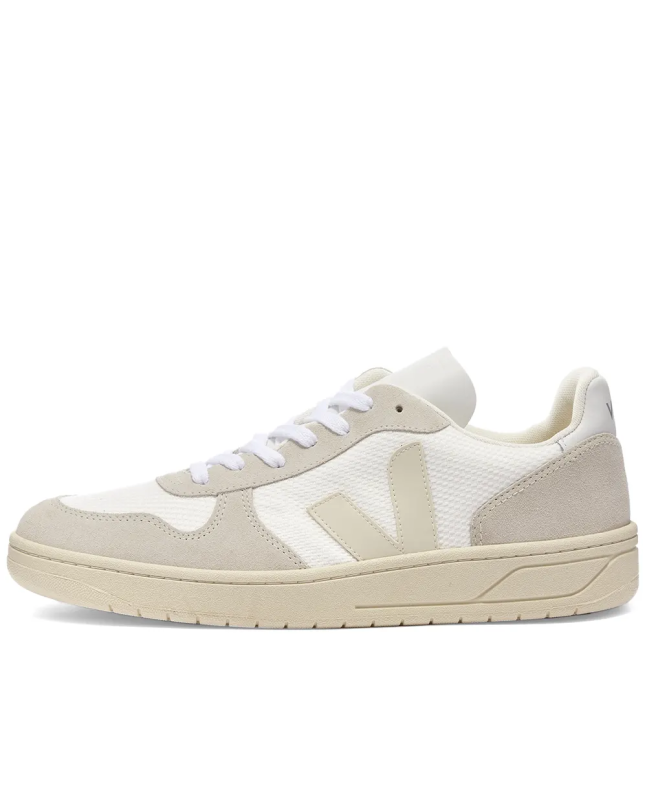 Spezial Madrid Veja V-10 B-Mesh Sneaker White & Natural Pierre