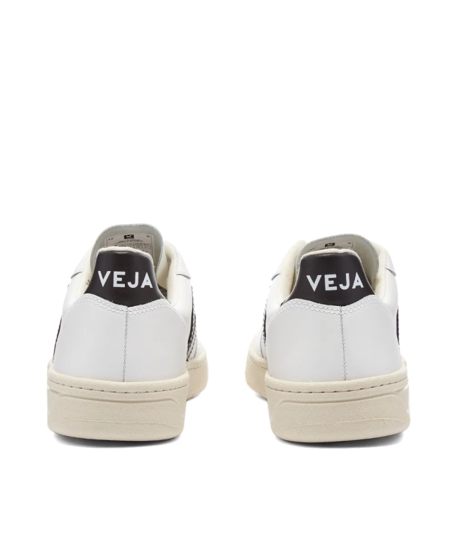 Spezial Madrid Veja V-10 Leather Basketball Sneaker White & Black
