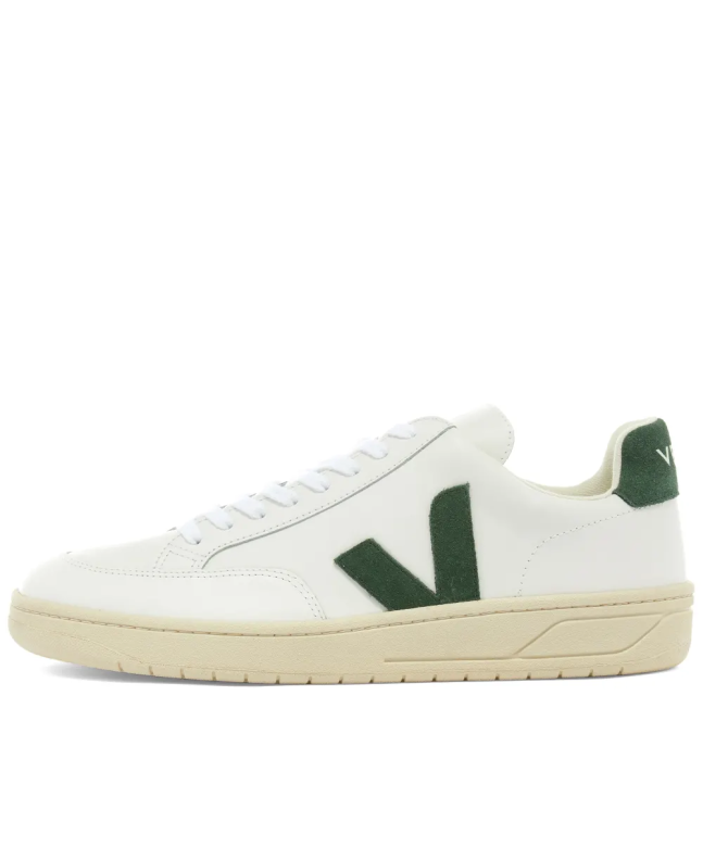 Spezial Madrid Veja V-12 Leather Sneaker White & Green