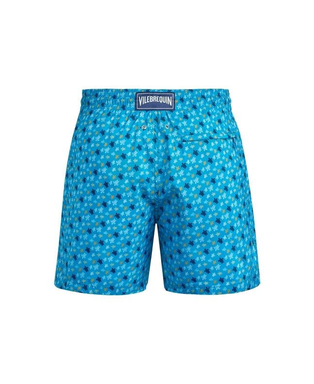 Spezial Madrid Vilebrequin Mahina Swin Short Ultra-light & Packable Micro Ronde Des Tortues Rainbow Hawaii Blue
