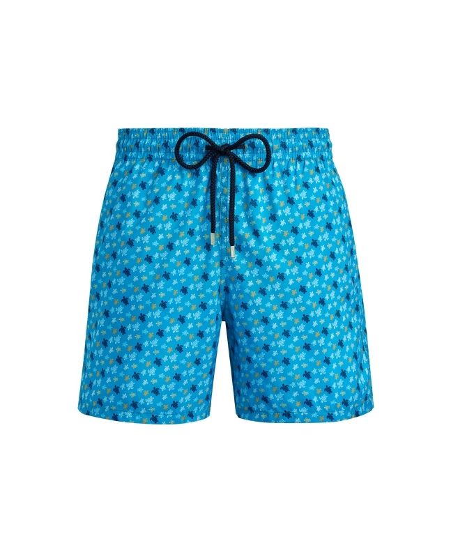 spezial madrid Vilebrequin Mahina Swin Short Ultra-light & Packable Micro Ronde des Tortues Rainbow Hawaii Blue