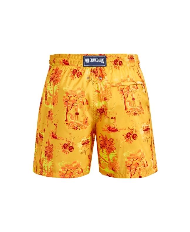 Spezial Madrid Vilebrequin Mahina Swin Short Ultra-light & Packable Toile De Jouy And Surf Corn