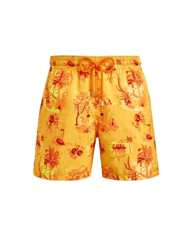 Spezial Madrid Vilebrequin Mahina Swin Short Ultra-light & Packable Toile De Jouy And Surf Corn