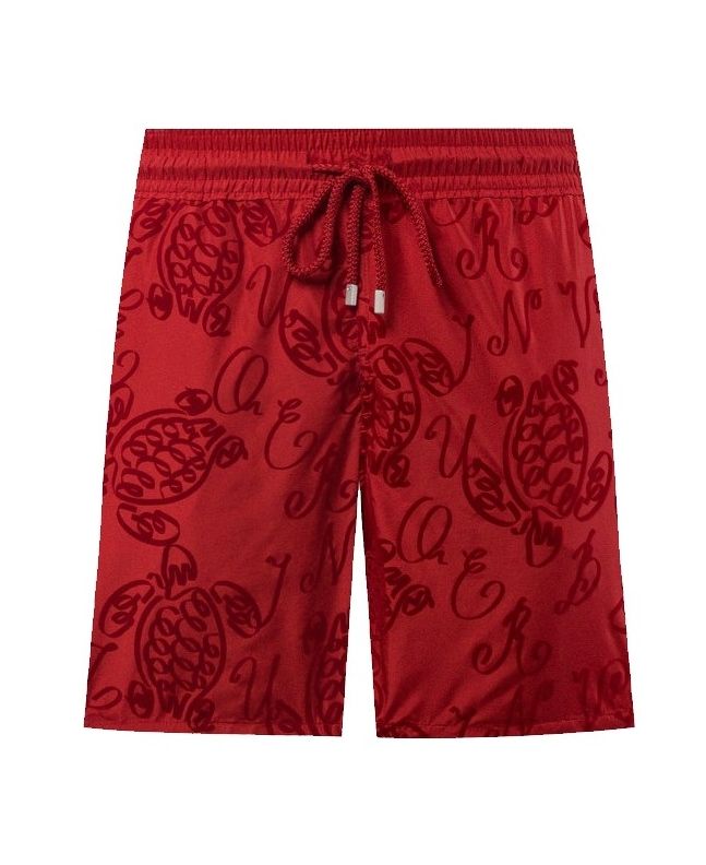 spezial madrid Vilebrequin Mahina Swin Short Ultra-light & Packable Micro Ronde des Tortues Flocked Moulin Rouge
