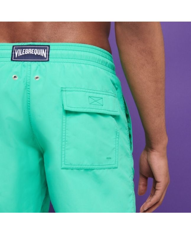 Spezial Madrid Vilebrequin Moorea Swin Short Medusas Water-Reactive Nenuphar Green