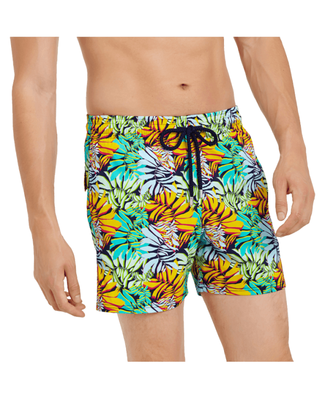 Spezial Madrid Vilebrequin Moorise Swim Short Stretch Jungle Midnight Blue