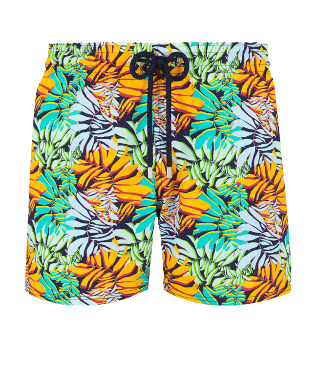 spezial madrid Vilebrequin Moorise Swim Short Stretch Jungle Midnight Blue