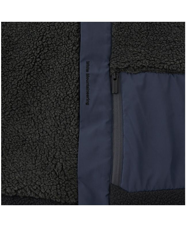 Spezial Madrid White Mountaineering Gore-Tex Infinium Patchwork Boa No Collar Jacket Charcoal