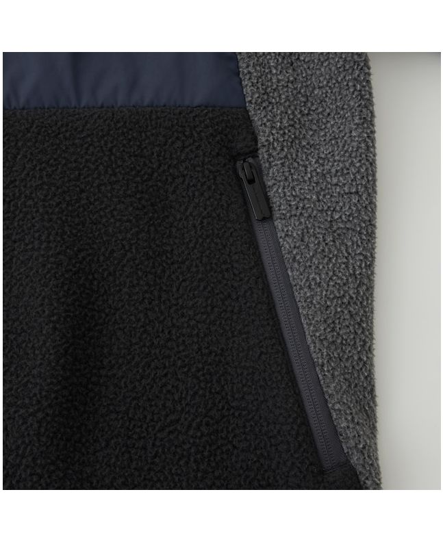 Spezial Madrid White Mountaineering Gore-Tex Infinium Patchwork Boa No Collar Jacket Charcoal