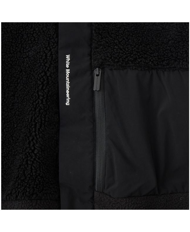 Spezial Madrid White Mountaineering Gore-Tex Infinium Patchwork Boa No Collar Jacket Black