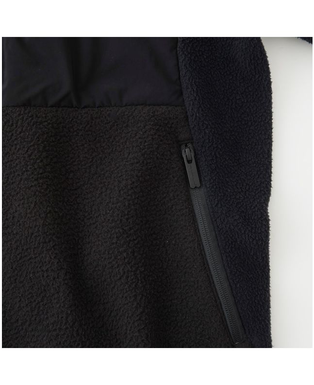Spezial Madrid White Mountaineering Gore-Tex Infinium Patchwork Boa No Collar Jacket Black