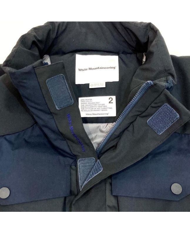 Spezial Madrid White Mountaineering Gore-Tex Infinium Primaloft® Padded Jacket Navy