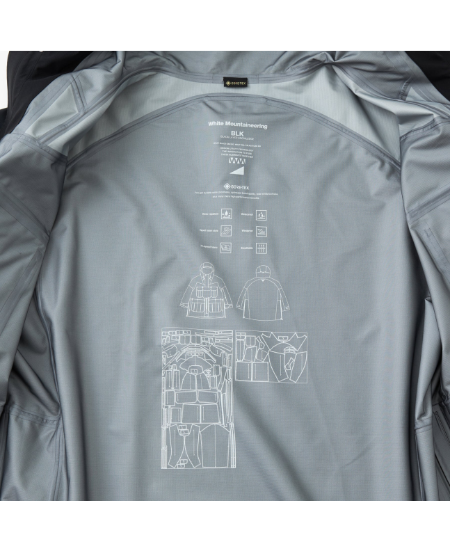 Spezial Madrid White Mountaineering Gore-Tex Technical Anorak Black