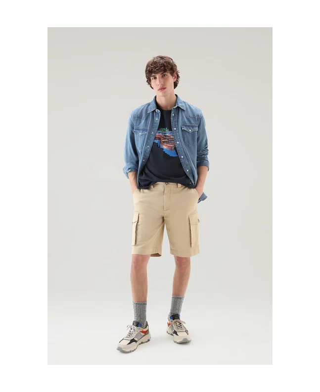 Spezial Madrid Woolrich Classic Cargo Short Beach Sand