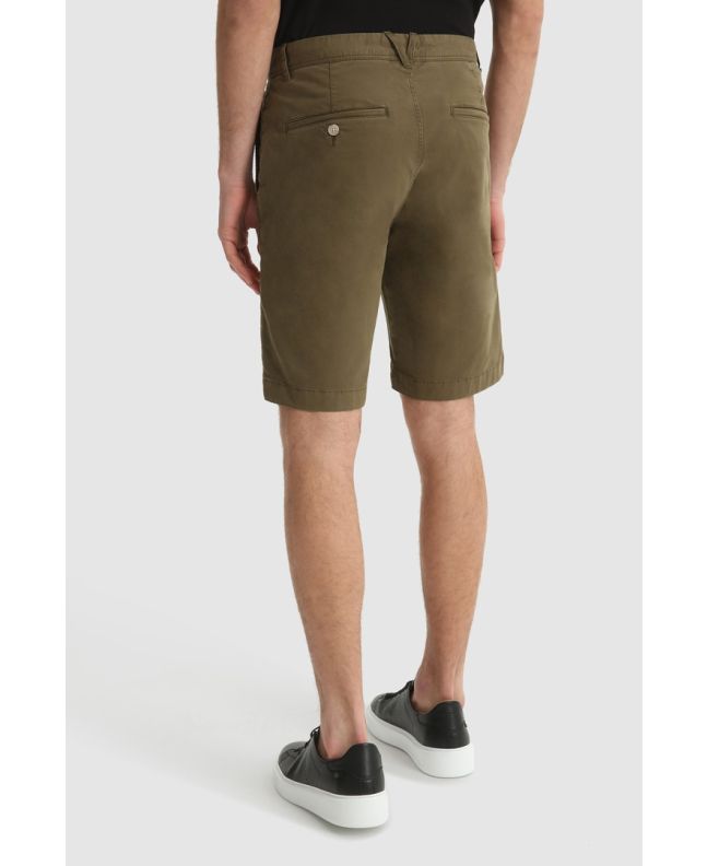 Spezial Madrid Woolrich Classic Cotton Shorts Army Olive