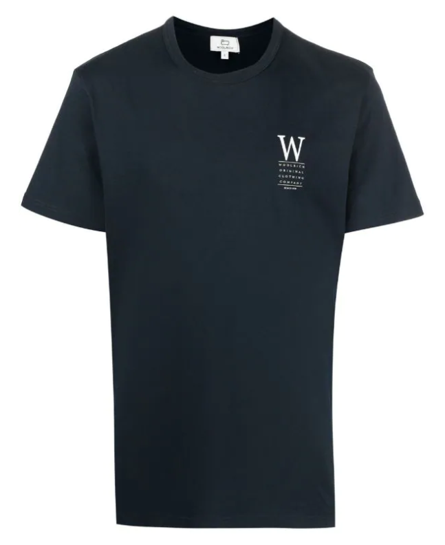 Spezial Madrid Woolrich Lakeside Cotton Tee Melton Blue