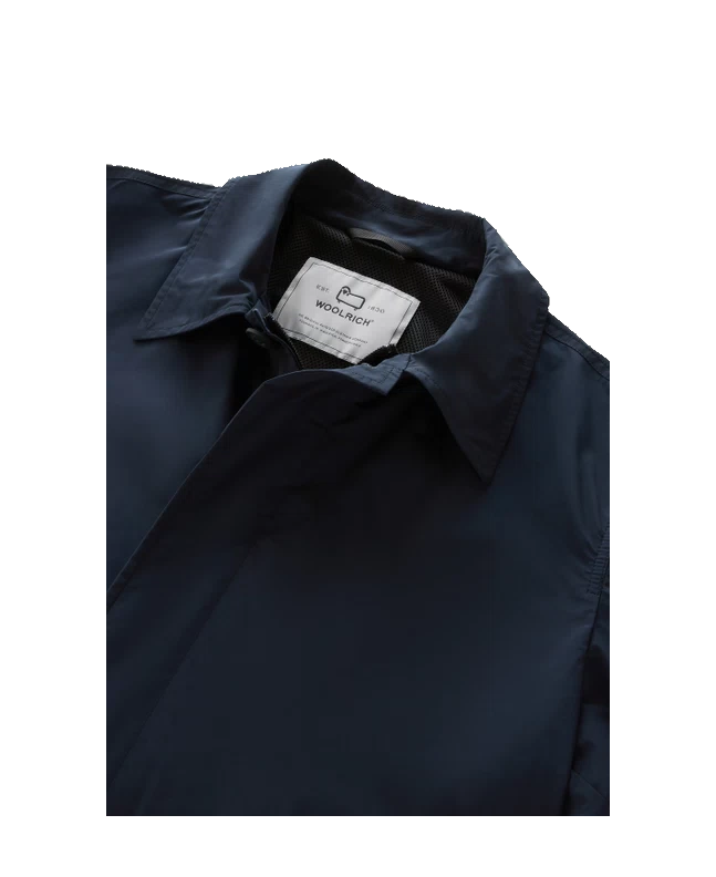 Spezial Madrid Woolrich New City Urban Touch Coat Melton Blue