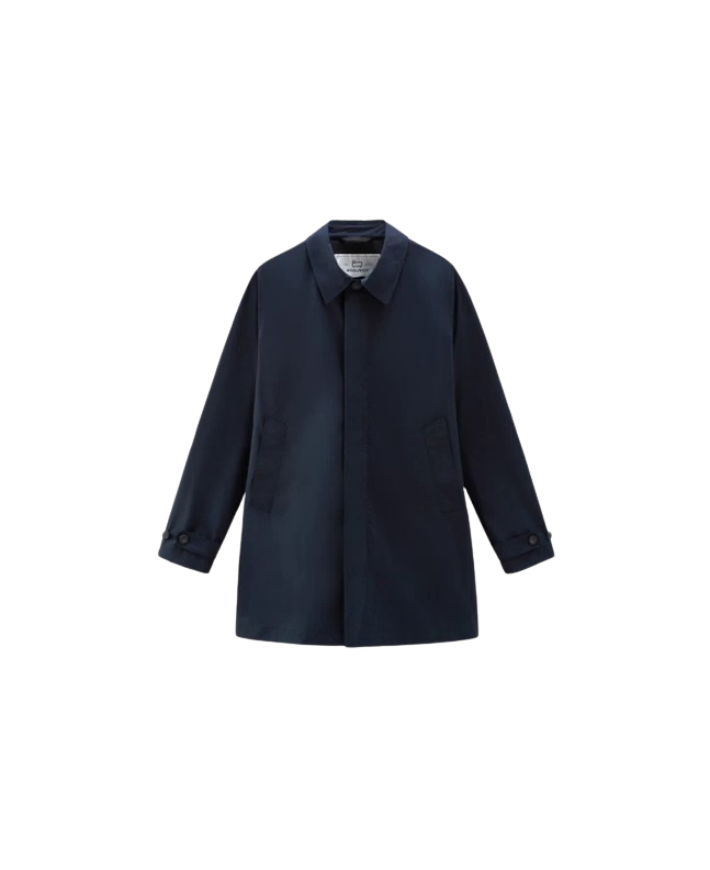 spezial madrid Woolrich New City Urban Touch Coat Melton Blue