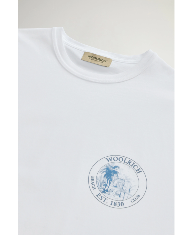 Spezial Madrid Woolrich Pure Cotton Tee Bright White