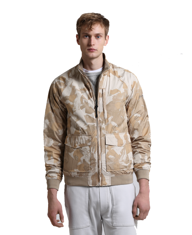 Spezial Madrid Woolrich Reversible Shore Jacket Incense Camouflage