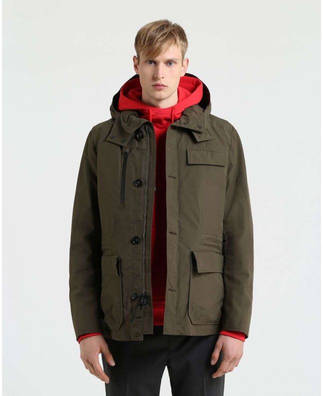 Spezial Madrid Woolrich Stag Field Jacket Dark Green