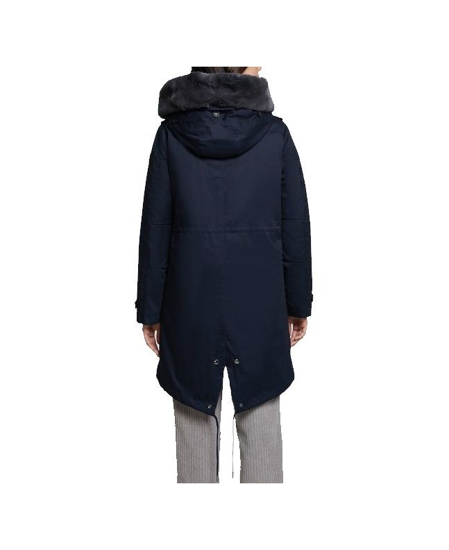 Spezial Madrid Woolrich W´s Literary Rex Parka Melton Blue