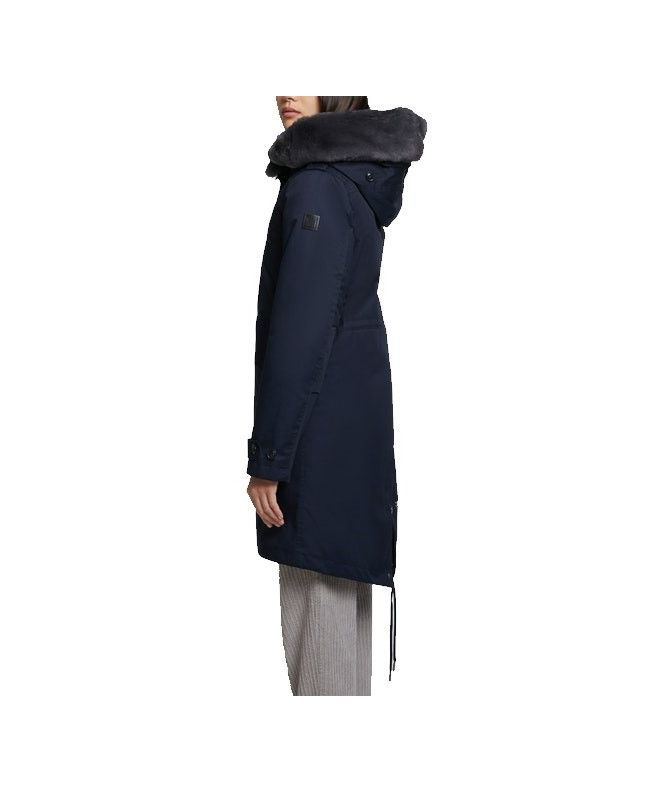 Spezial Madrid Woolrich W´s Literary Rex Parka Melton Blue