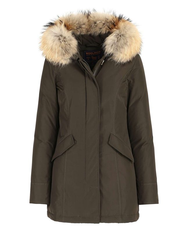 spezial madrid Woolrich W´s Luxury Arctic Parka Dark Green