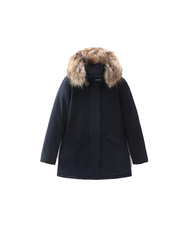 spezial madrid Woolrich W´s Luxury Arctic Parka Melton Blue