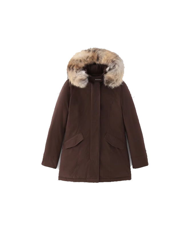 spezial madrid Woolrich W´s Luxury Arctic Parka Soil Brown