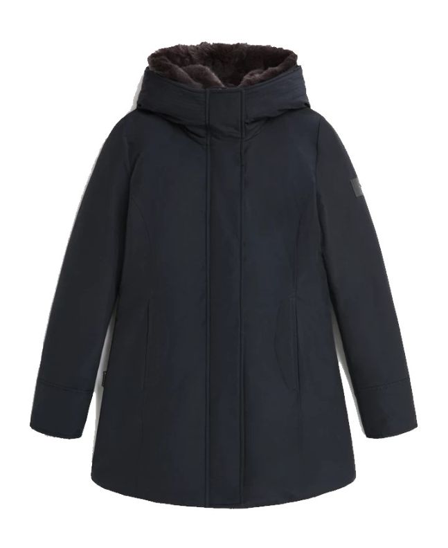 spezial madrid Woolrich W´s Luxury Boulder Parka Midnight Blue