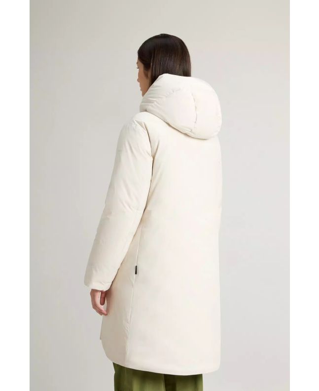 Spezial Madrid Woolrich W´s Luxury Cocoon Parka Milky Cream