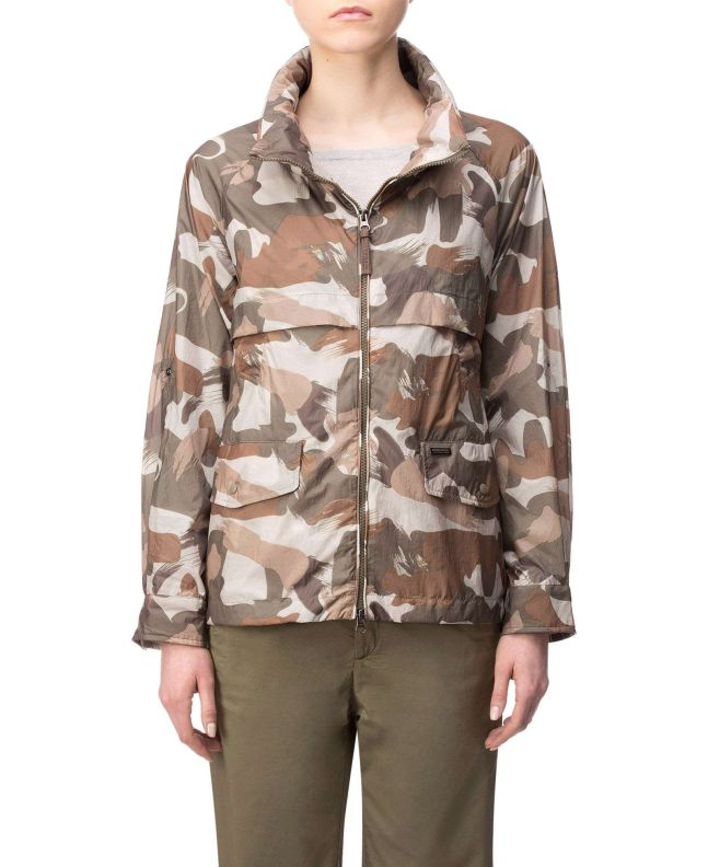 Spezial Madrid Woolrich W´s Short A-Line Anorak Camou