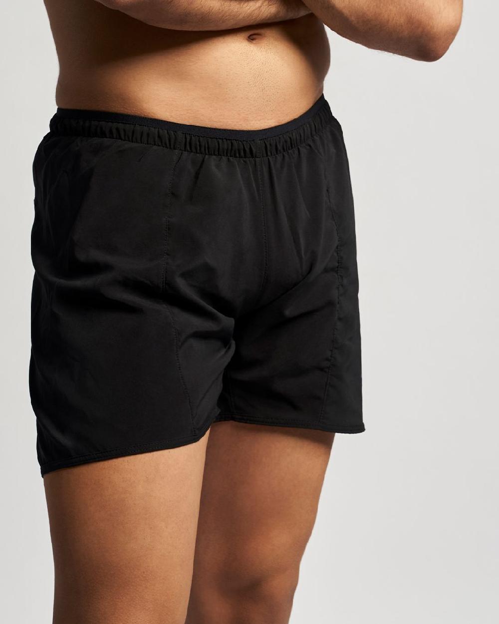 Sport Hg ALTAIR Short Holgado Negro Con Forro Interior