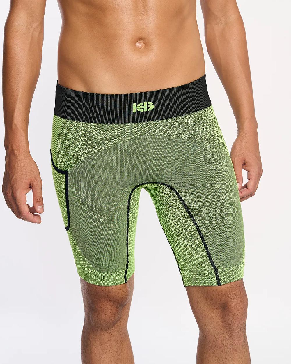 sport hg ARDEN Malla corta con fibra de carbono amarillo