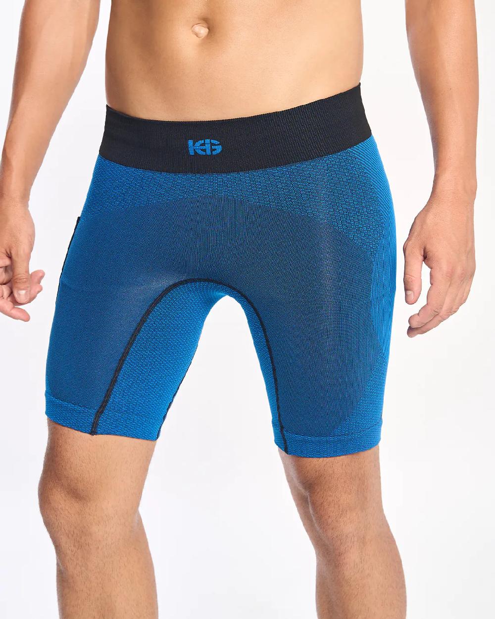 sport hg ARDEN Malla corta con fibra de carbono azul