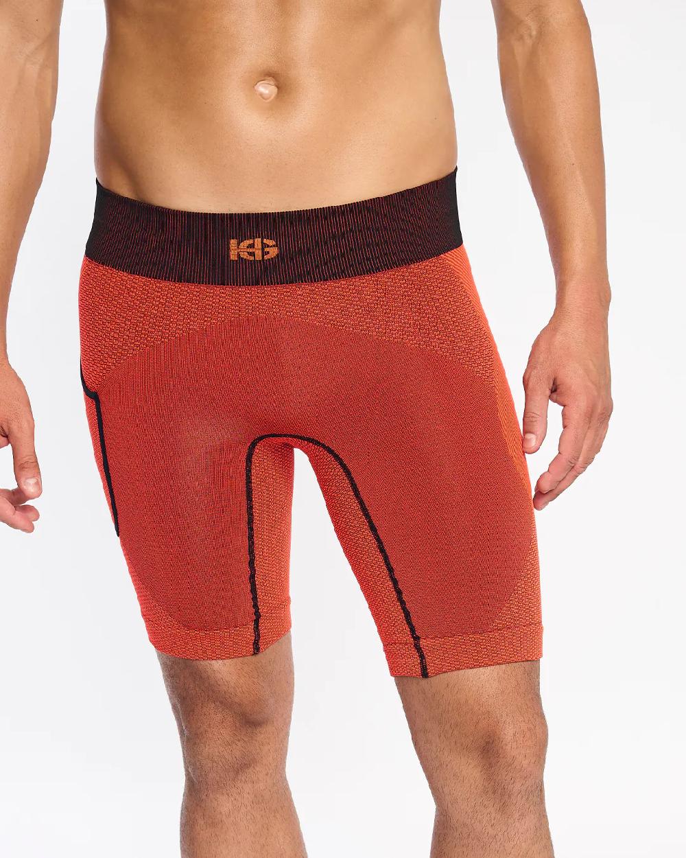 sport hg ARDEN Malla corta con fibra de carbono naranja