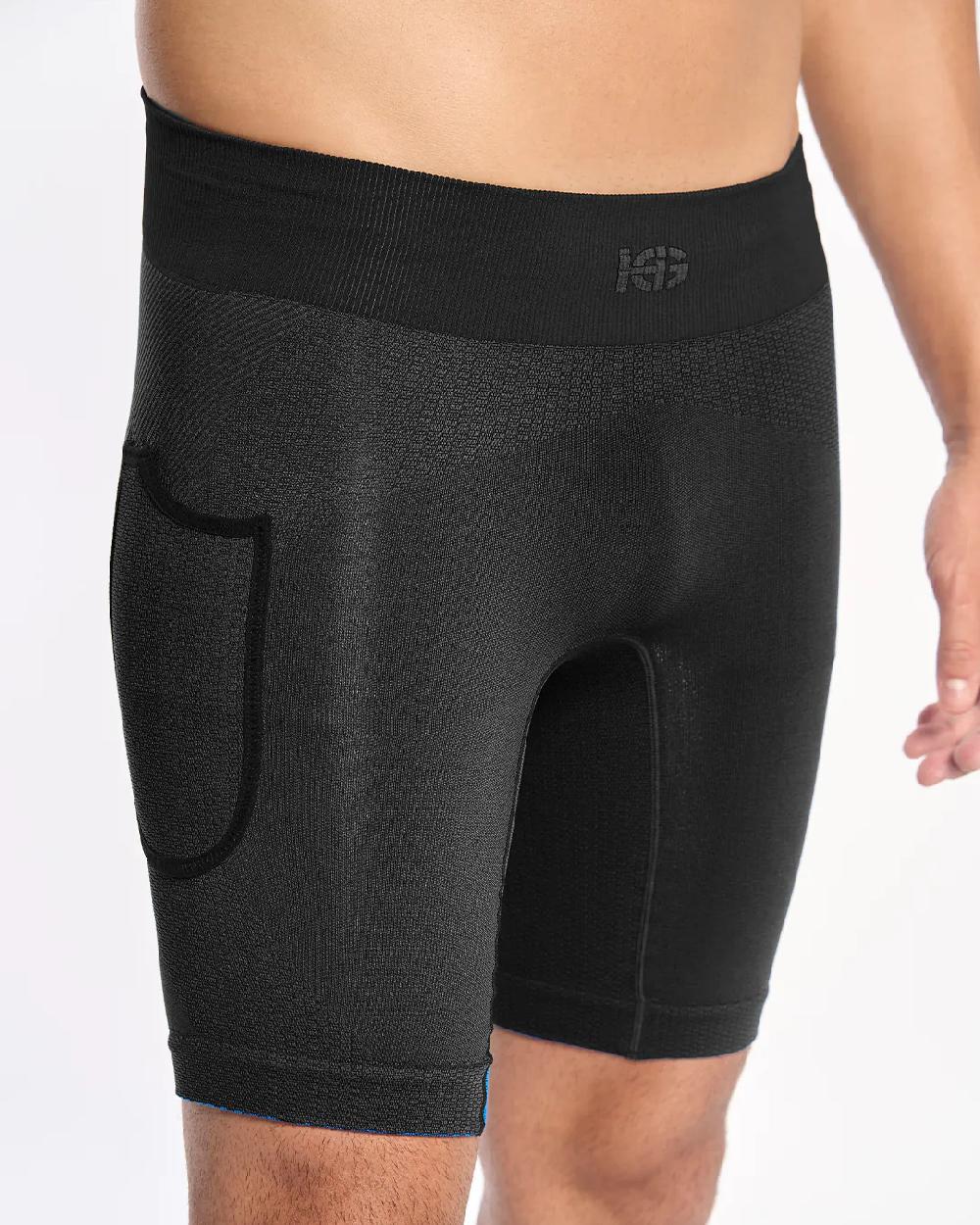 sport hg ARDEN Malla corta con fibra de carbono negro