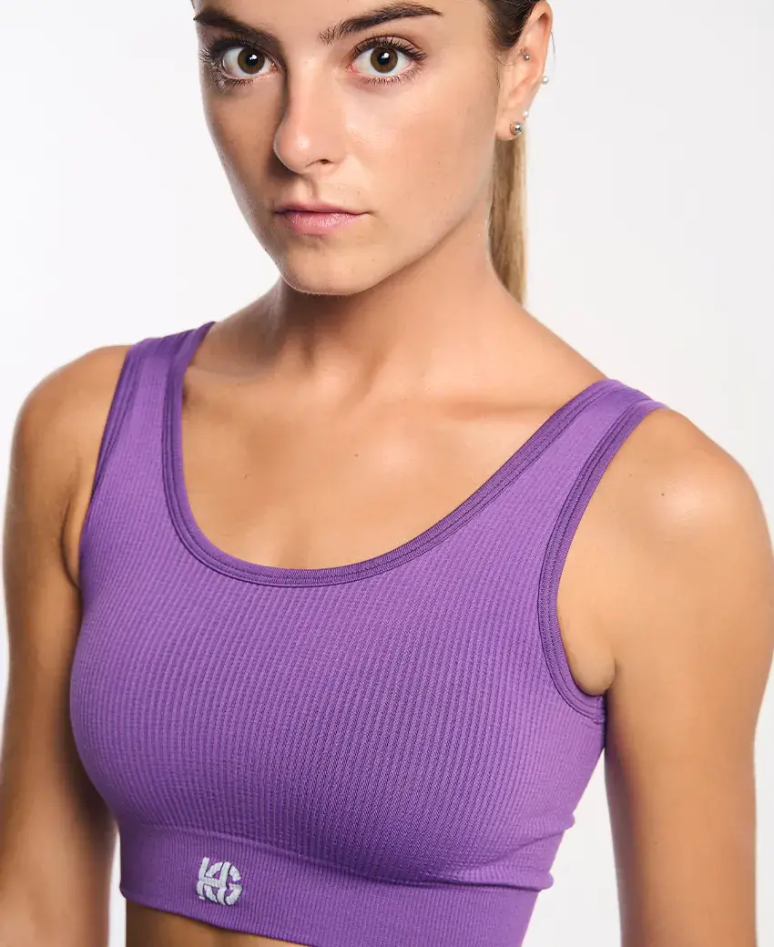 sport hg ARYS Sujetador deportivo de sujeción media lavanda