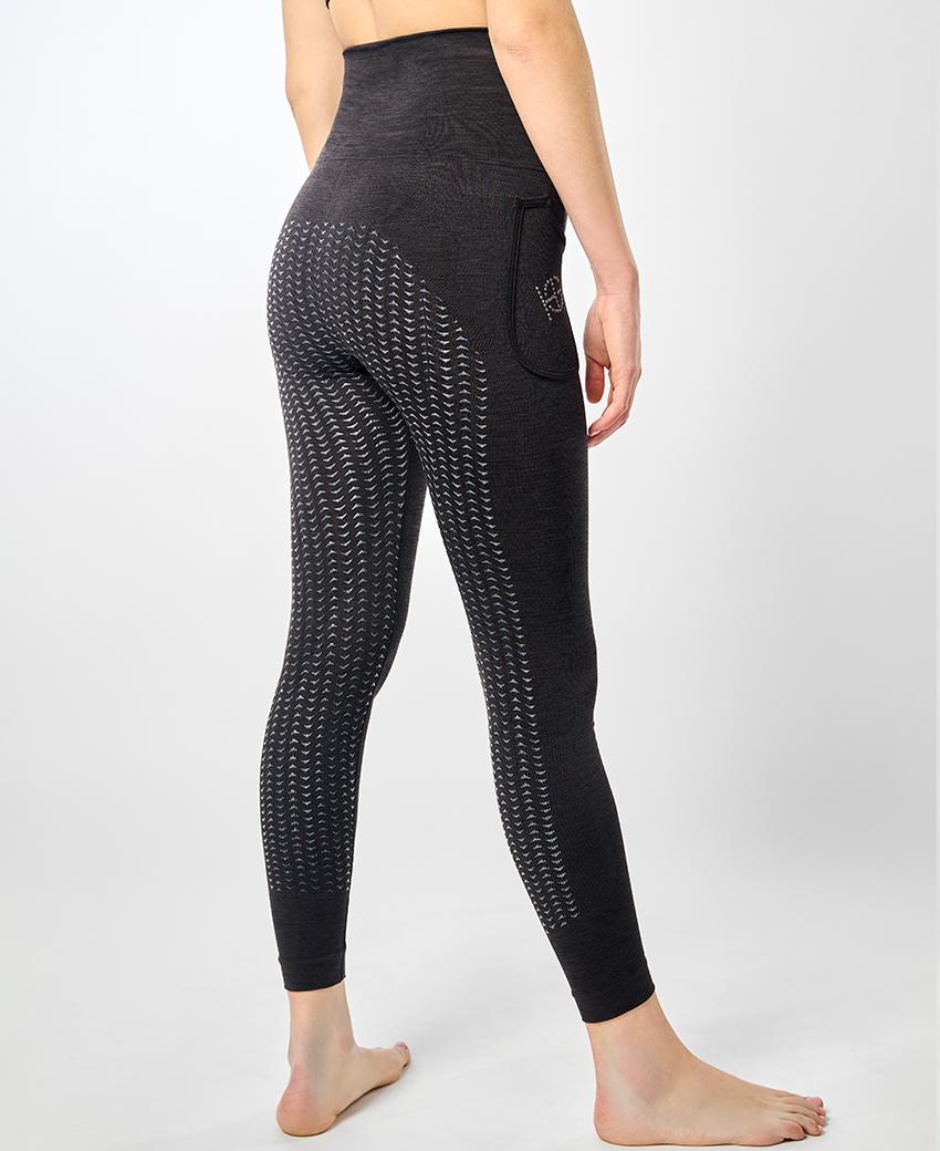 Sport Hg BANKER UNISEX Malla De Hípica Negro Asfalto