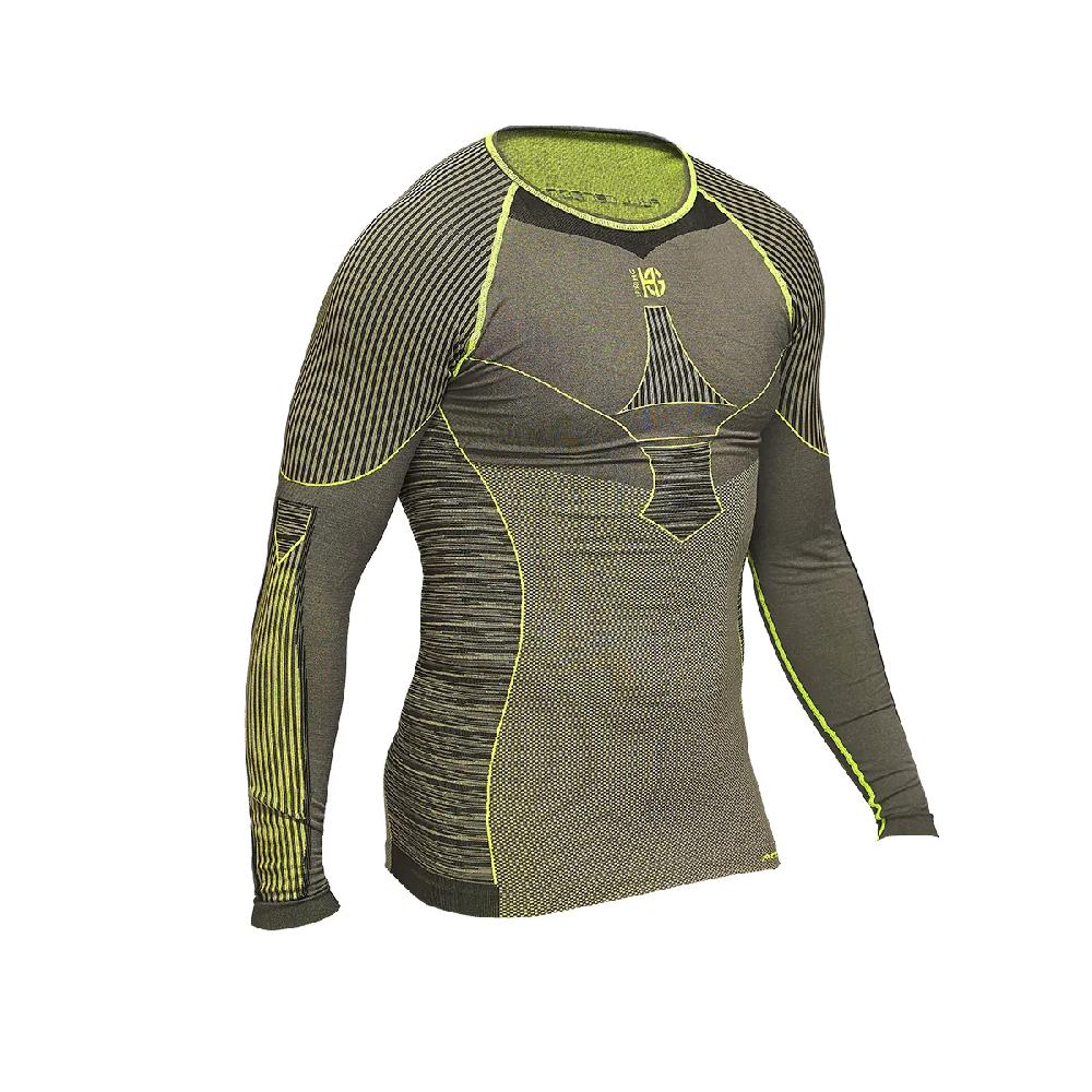 sport hg C-XTREM Camiseta masculina de manga larga con fibra de carbono fluor