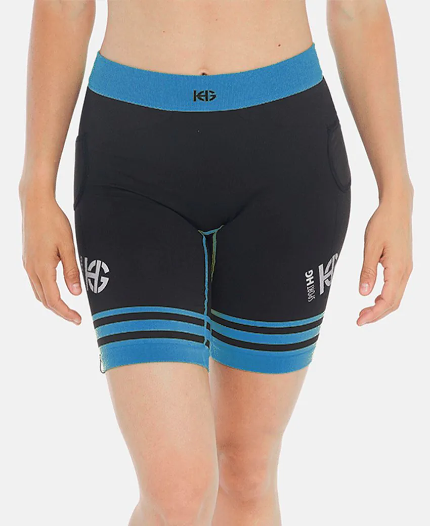 sport hg DALES 2.0 Malla corta con fibra de carbono azul