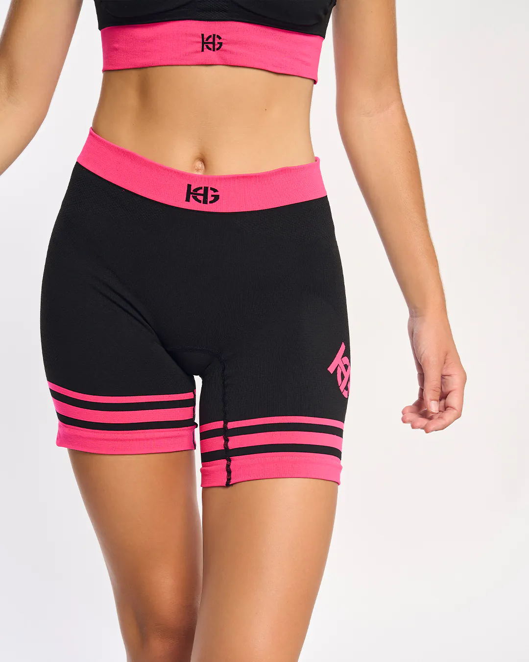 sport hg DALES 2.0 Malla corta con fibra de carbono fucsia