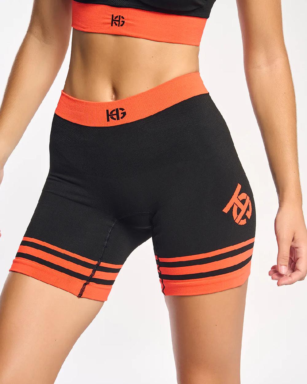 sport hg DALES 2.0 Malla corta con fibra de carbono naranja