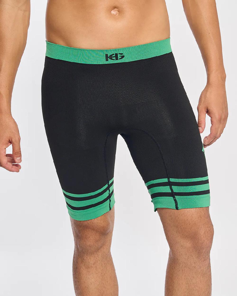 sport hg DALES 2.0 Malla corta con fibra de carbono verde