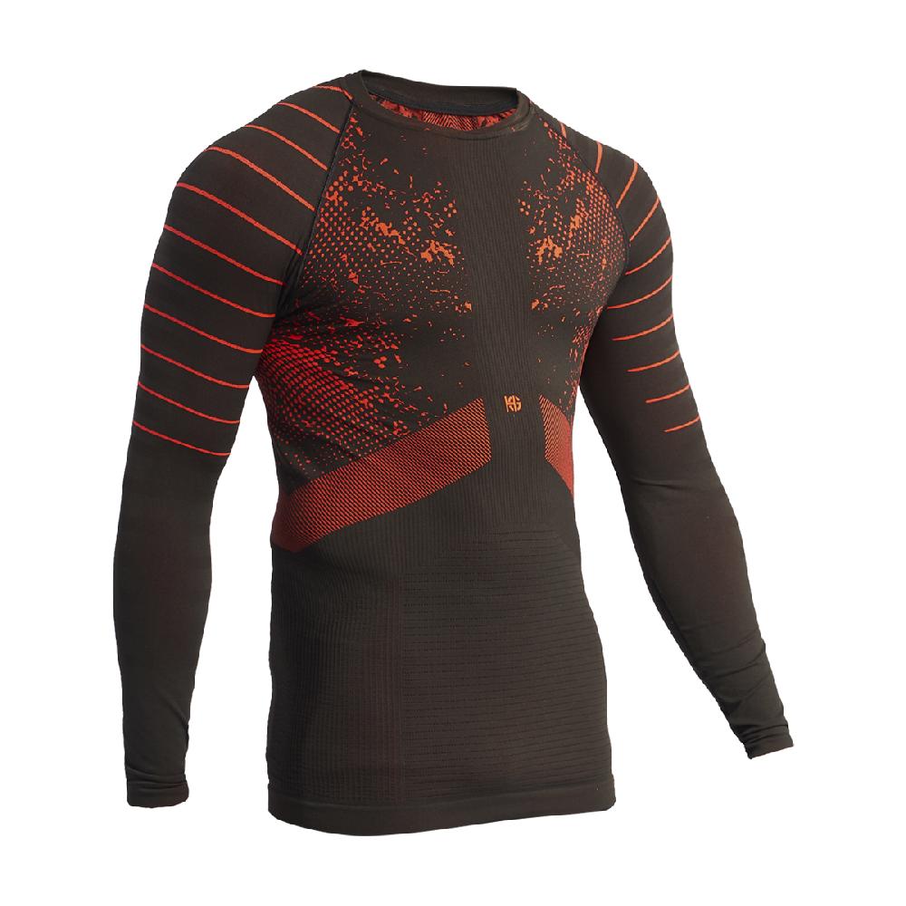 Sport Hg JET Camiseta Masculina De Manga Larga Con Fibra De Carbono Naranja