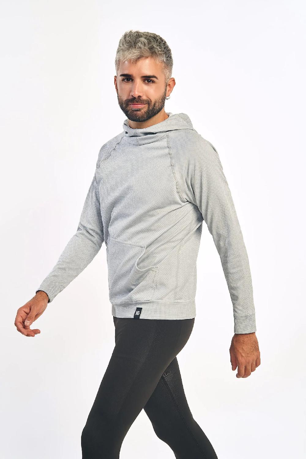 sport hg JOTUN Sudadera técnica con capucha blanco hueso