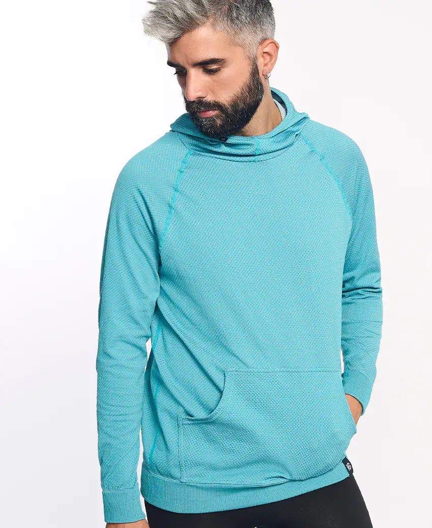 sport hg JOTUN Sudadera técnica con capucha turquesa