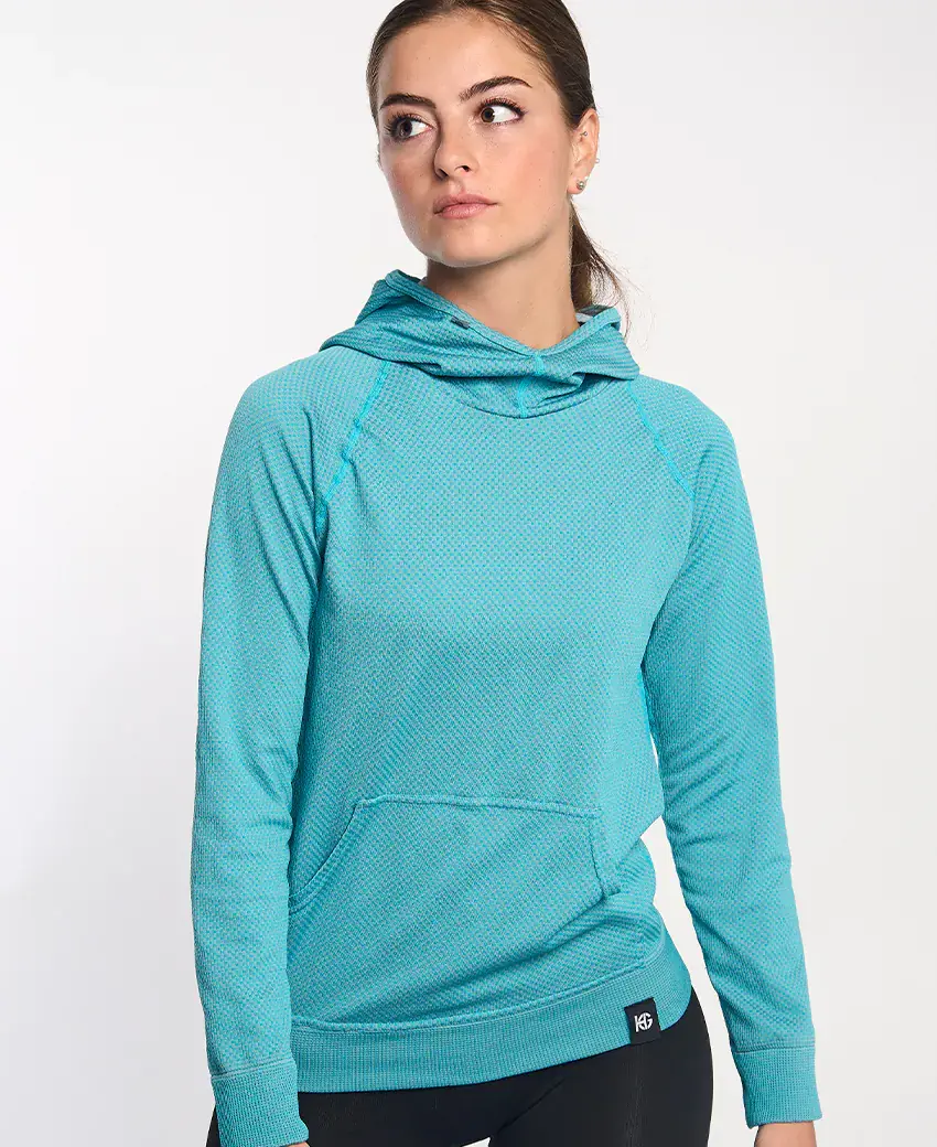 sport hg JOTUN Sudadera técnica con capucha turquesa